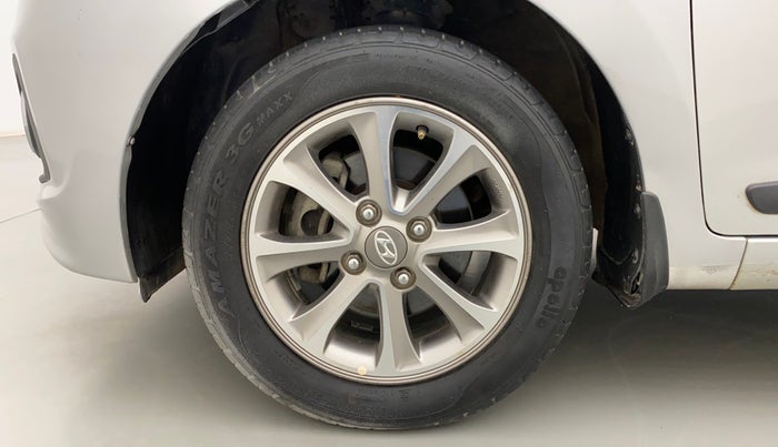 2015 Hyundai Grand i10 ASTA 1.2 KAPPA VTVT, Petrol, Manual, 21,087 km, Left Front Wheel