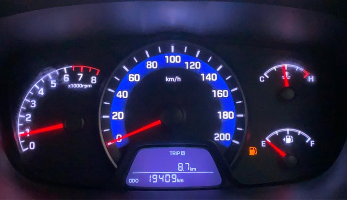 2014 Hyundai Xcent S 1.2, Petrol, Manual, 19,409 km, Odometer Image