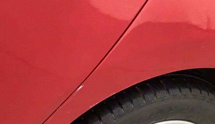 2014 Hyundai Xcent S 1.2, Petrol, Manual, 19,409 km, Left quarter panel - Minor scratches