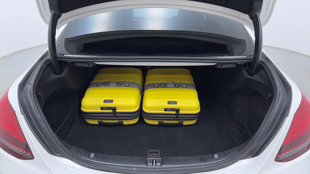 Boot Inside View with Luggage