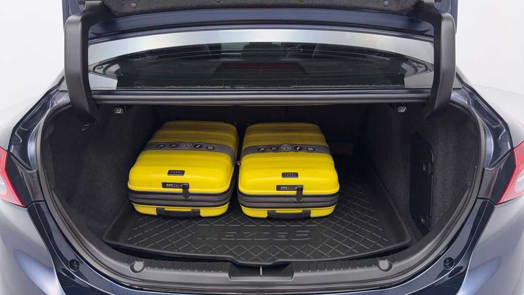 Boot Inside View with Luggage