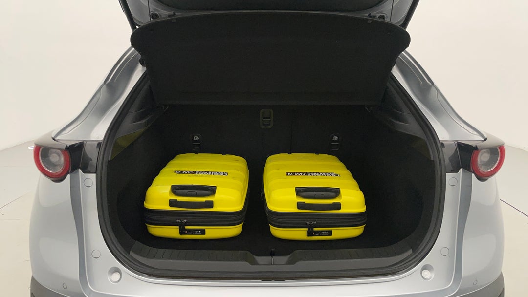 Boot Inside View with Luggage