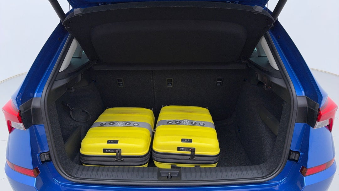Boot Inside View with Luggage