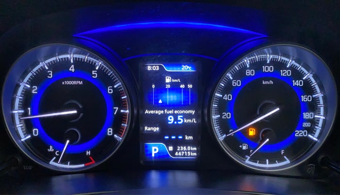 2019 Toyota Glanza G CVT, Petrol, Automatic, 45,097 km, Odometer Image