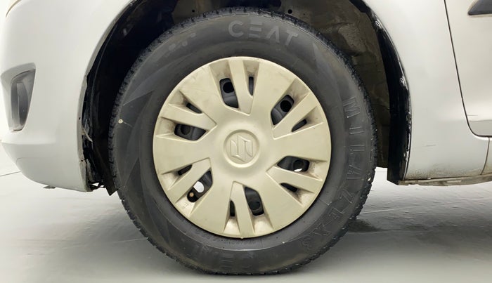 2012 Maruti Swift VXI D, Petrol, Manual, 77,567 km, Left Front Wheel