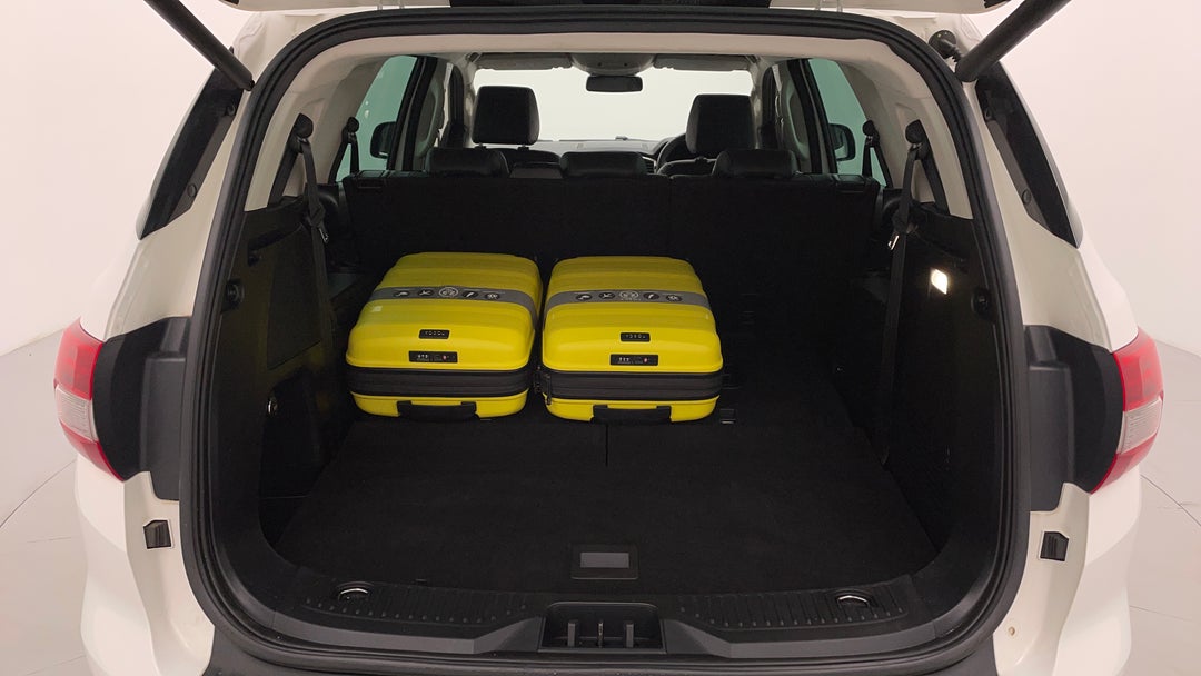 Boot Inside View with Luggage