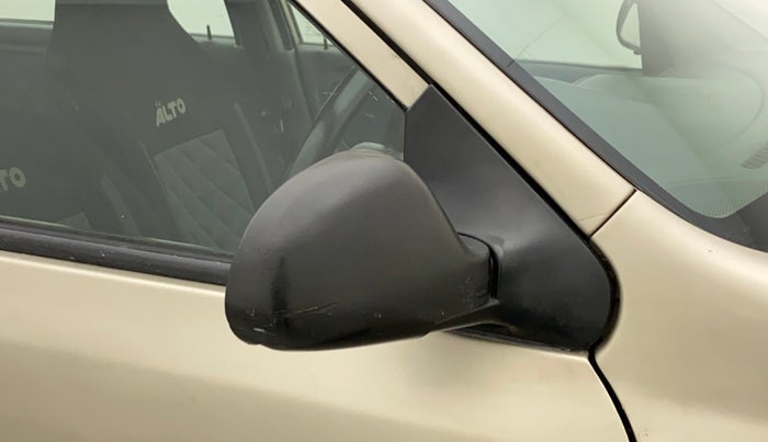 2011 Maruti Alto K10 VXI, Petrol, Manual, 1,00,924 km, Right rear-view mirror - Cover has minor damage