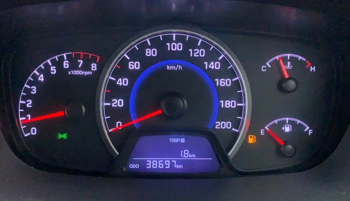 2016 Hyundai Grand i10 ASTA (O) 1.2 KAPPA VTVT, Petrol, Manual, 38,697 km, Odometer Image