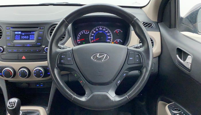 2016 Hyundai Grand i10 ASTA (O) 1.2 KAPPA VTVT, Petrol, Manual, 38,697 km, Steering Wheel Close Up