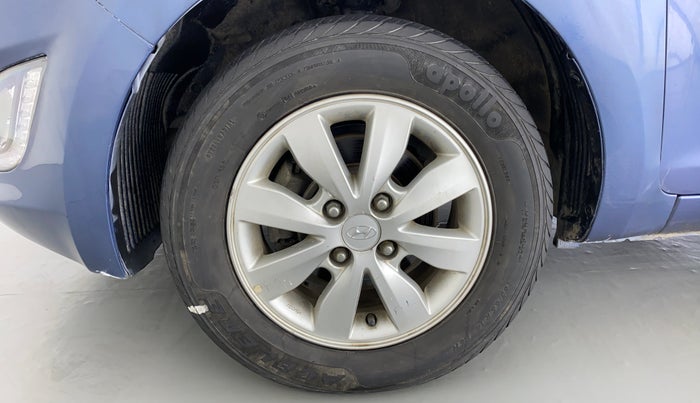 2013 Hyundai i20 ASTA 1.2 O WITH SUNROOF, Petrol, Manual, 58,901 km, Left Front Wheel