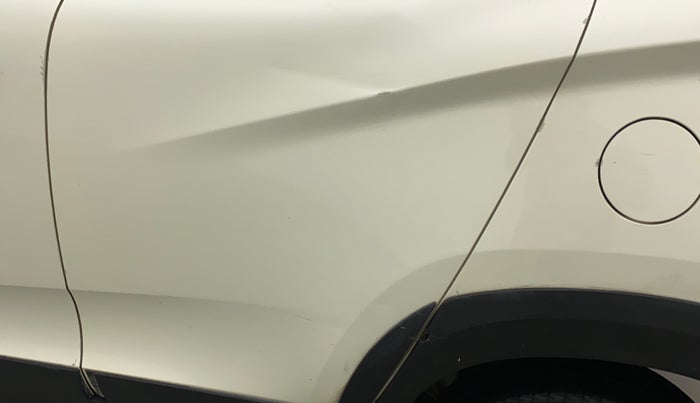 2018 Mahindra KUV 100 NXT K6+ P 6 STR, Petrol, Manual, 34,586 km, Rear left door - Slightly dented