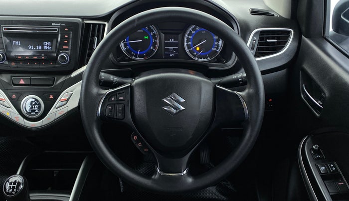 2018 Maruti Baleno DELTA 1.2 K12, Petrol, Manual, 63,662 km, Steering Wheel Close Up