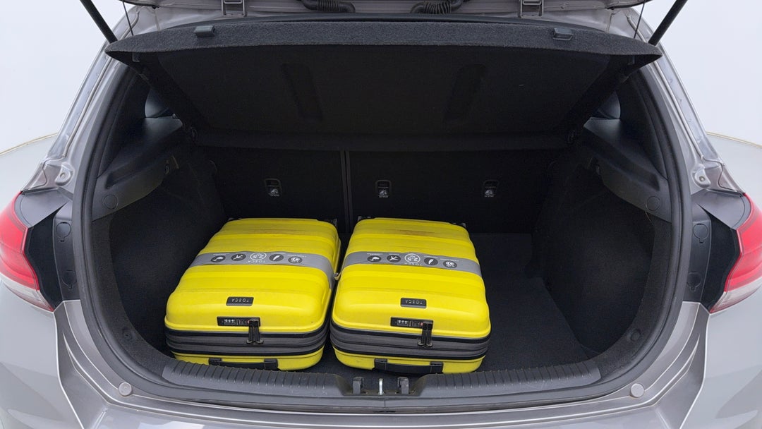 Boot Inside View with Luggage
