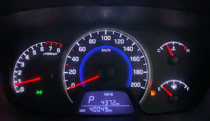 2017 Hyundai Grand i10 SPORTZ (O) AT 1.2 KAPPA VTVT, Petrol, Automatic, 40,049 km, Odometer Image