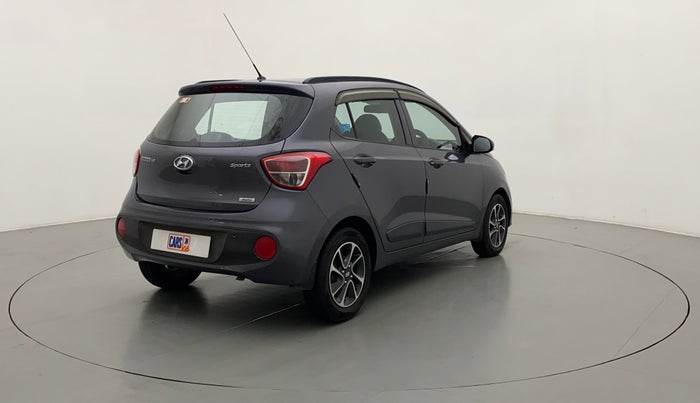 2017 Hyundai Grand i10 SPORTZ (O) AT 1.2 KAPPA VTVT, Petrol, Automatic, 40,049 km, Right Back Diagonal