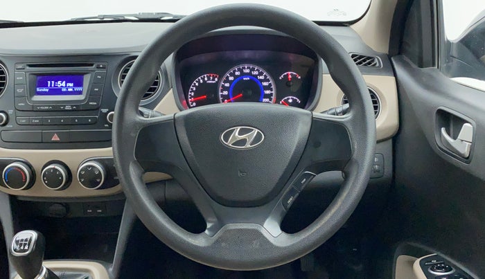 2014 Hyundai Grand i10 SPORTZ 1.2 KAPPA VTVT, Petrol, Manual, 54,884 km, Steering Wheel Close Up