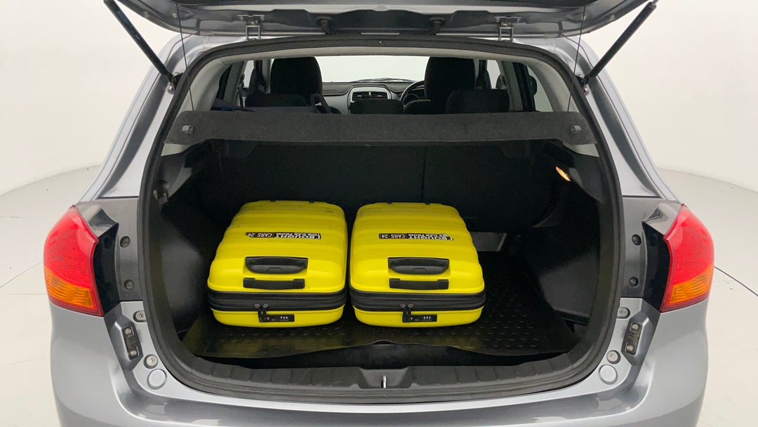 Boot Inside View with Luggage