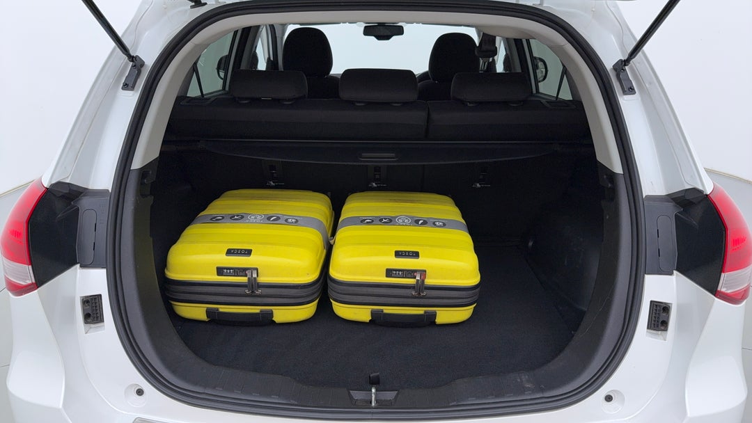 Boot Inside View with Luggage