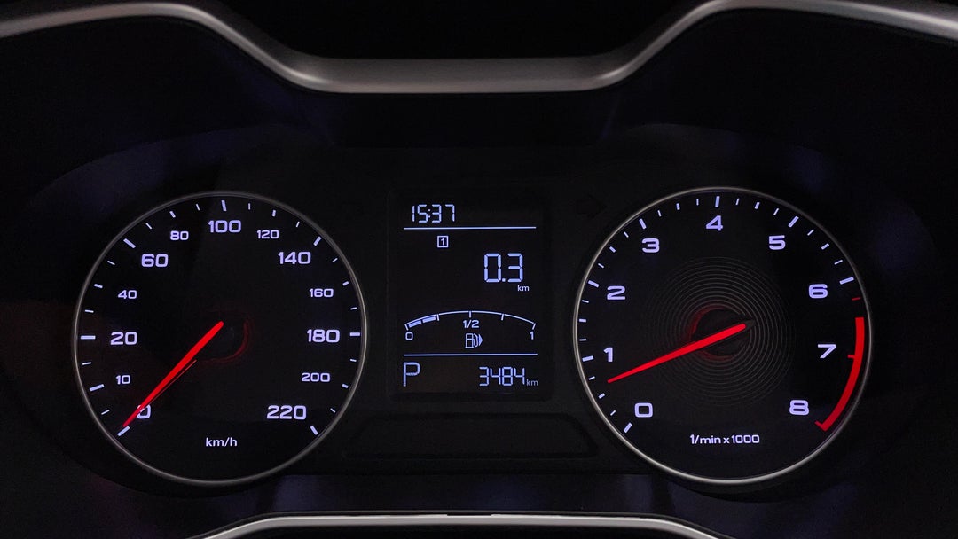 2024 MG ZS Excite, Automatic, 3484 km, Odometer View