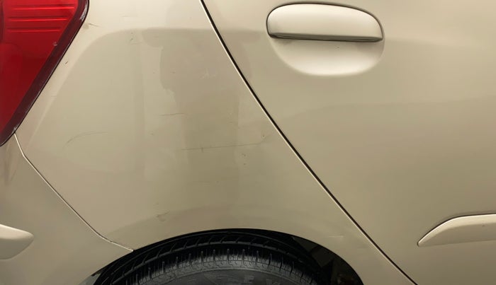 2010 Hyundai i10 SPORTZ 1.2, Petrol, Manual, 74,002 km, Right quarter panel - Minor scratches