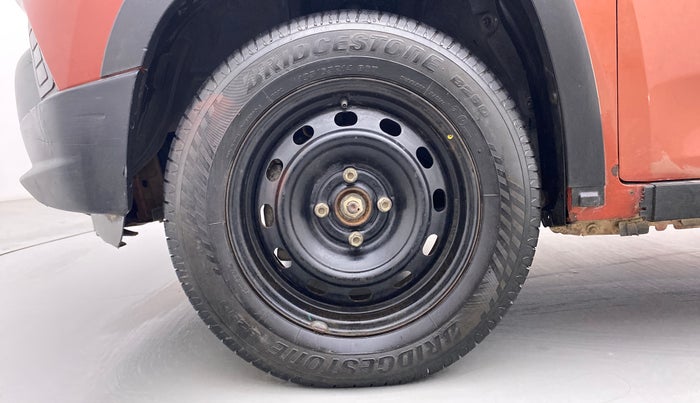 2017 Mahindra Kuv100 K4+ 6 STR, Petrol, Manual, 78,249 km, Left Front Wheel