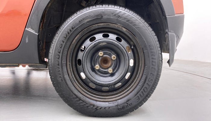 2017 Mahindra Kuv100 K4+ 6 STR, Petrol, Manual, 78,249 km, Left Rear Wheel