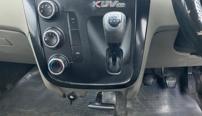 2017 Mahindra Kuv100 K4+ 6 STR, Petrol, Manual, 78,249 km, Gear Lever