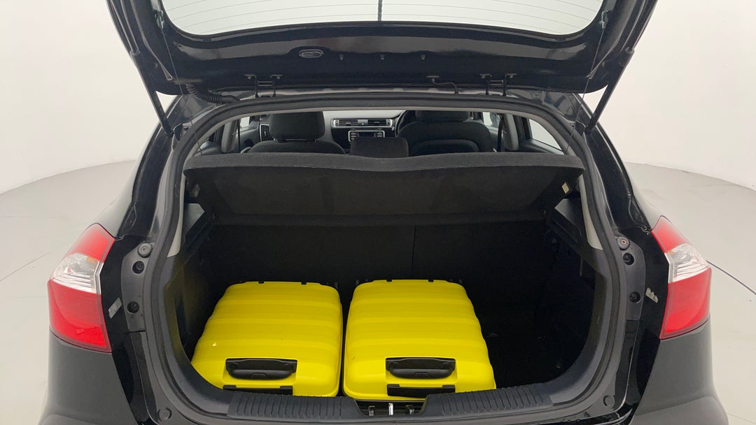 Boot Inside View with Luggage