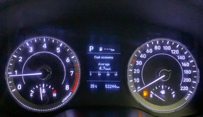 2019 Hyundai VENUE S 1.0 TURBO DCT, Petrol, Automatic, 52,244 km, Odometer Image