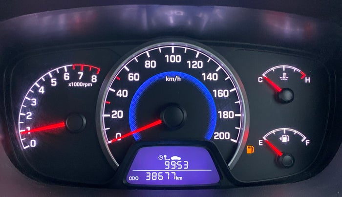 2016 Hyundai Grand i10 SPORTZ 1.2 KAPPA VTVT, Petrol, Manual, 38,606 km, Odometer Image