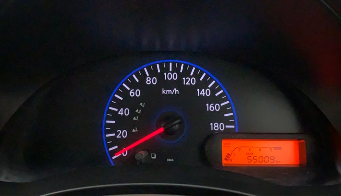 2014 Datsun Go T, Petrol, Manual, 55,319 km, Odometer Image