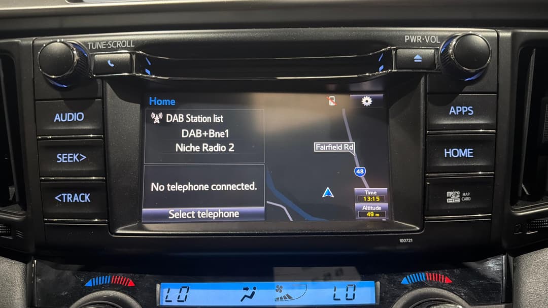 2018 Toyota RAV4 Gxl (2WD), Automatic, 103582 km, Infotainment System