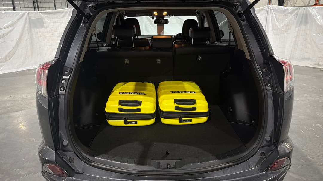2018 Toyota RAV4 Gxl (2WD), Automatic, 103582 km, Boot Inside View with Luggage