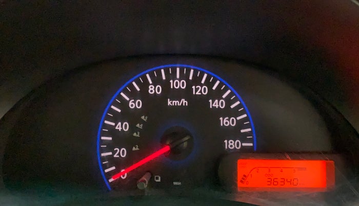 2015 Datsun Go Plus T, Petrol, Manual, 36,339 km, Odometer Image