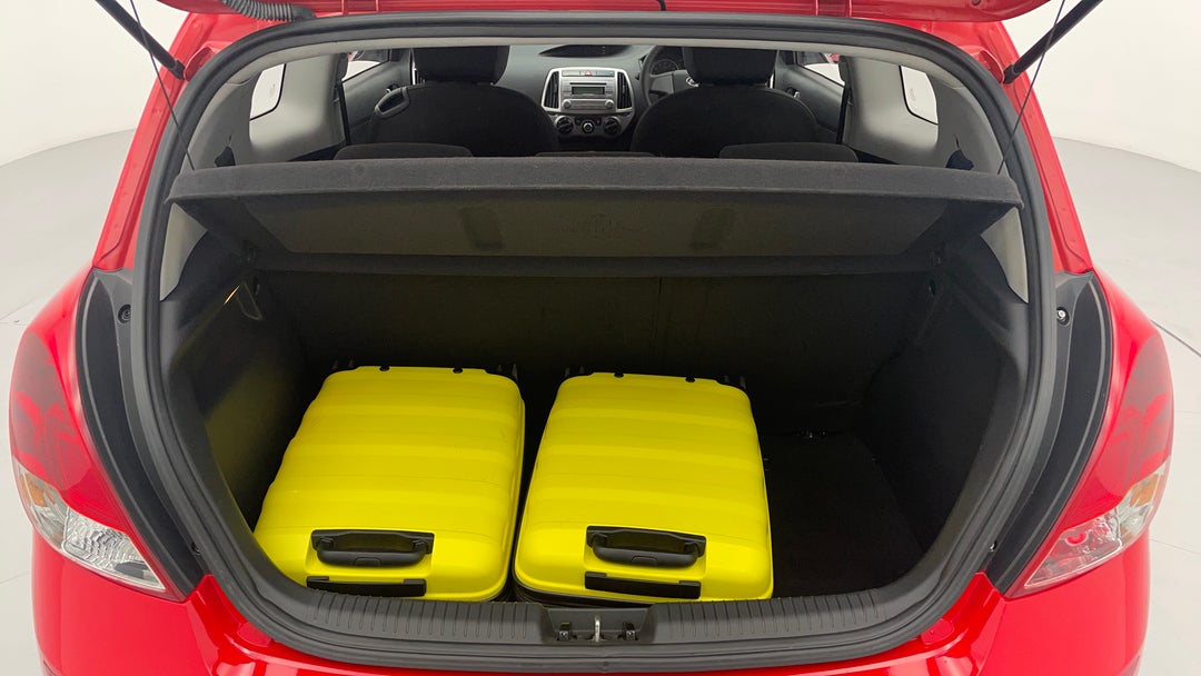 Boot Inside View with Luggage