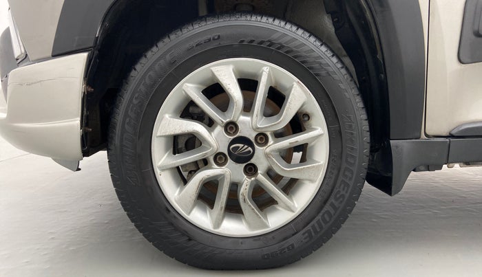 2016 Mahindra Kuv100 K8 6 STR, Petrol, Manual, 27,265 km, Left Front Wheel
