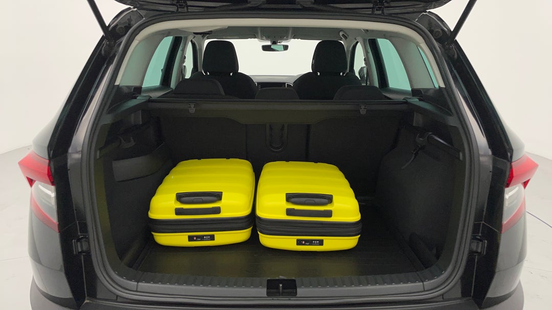 Boot Inside View with Luggage