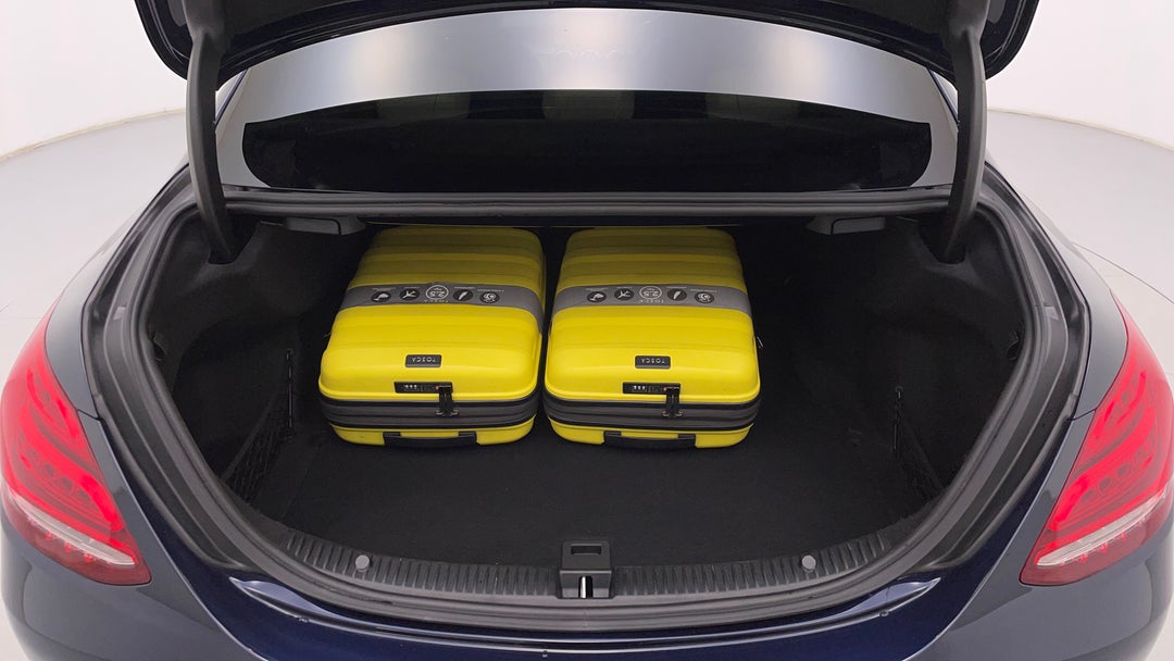 Boot Inside View with Luggage