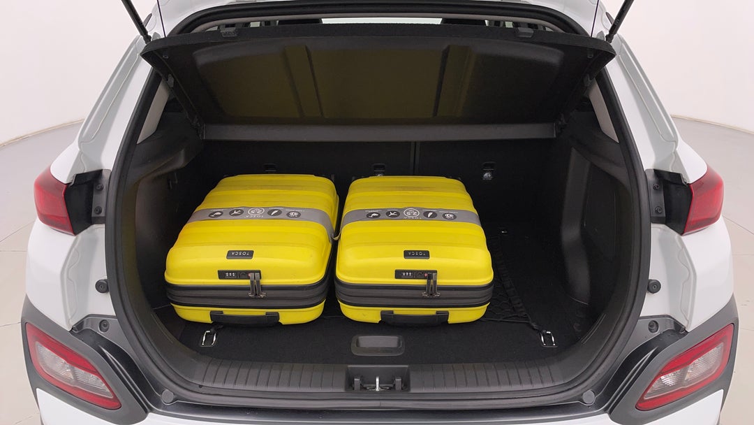 Boot Inside View with Luggage