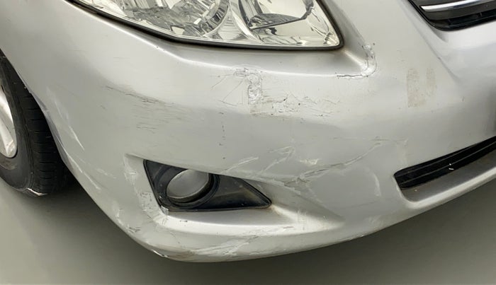 2010 Toyota Corolla Altis G PETROL, Petrol, Manual, 69,278 km, Front bumper - Minor damage