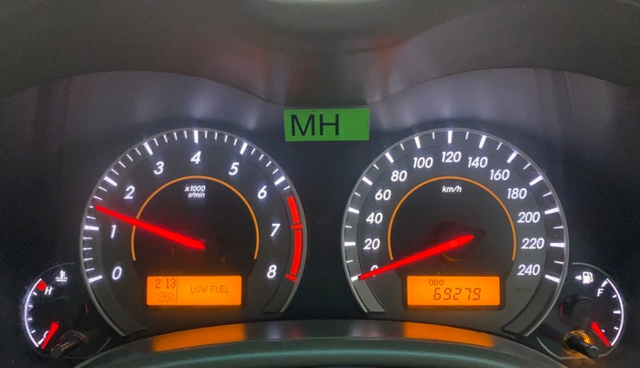 2010 Toyota Corolla Altis G PETROL, Petrol, Manual, 69,278 km, Odometer Image
