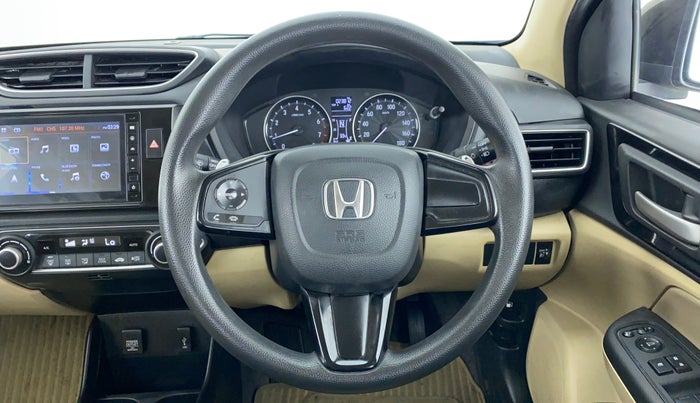 2018 Honda Amaze 1.2 V CVT I VTEC, Petrol, Automatic, 23,910 km, Steering Wheel Close Up