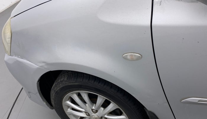2011 Toyota Etios V, Petrol, Manual, 76,238 km, Left fender - Minor scratches