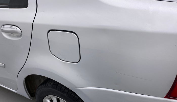 2011 Toyota Etios V, Petrol, Manual, 76,238 km, Left quarter panel - Slightly dented
