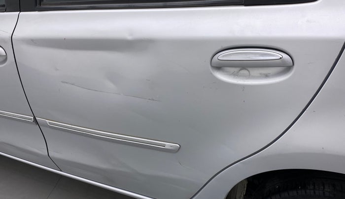 2011 Toyota Etios V, Petrol, Manual, 76,238 km, Rear left door - Minor scratches