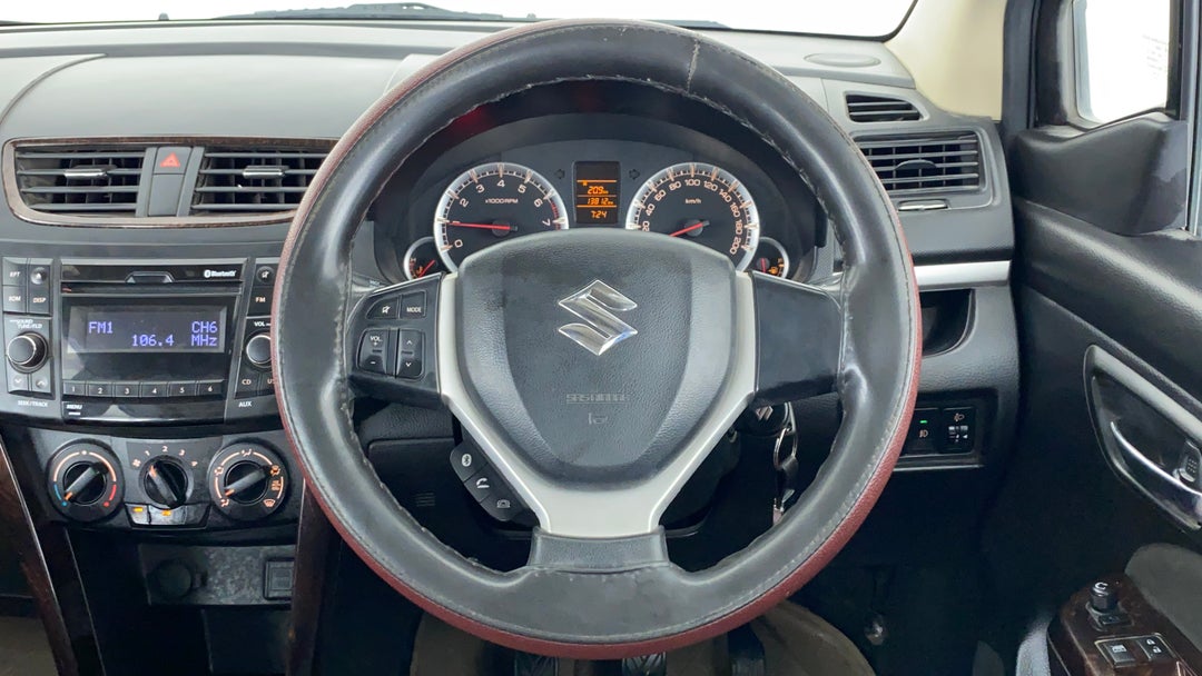 Steering Wheel Close Up