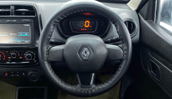 2017 Renault Kwid RXT, Petrol, Manual, 24,122 km, Steering Wheel Close Up