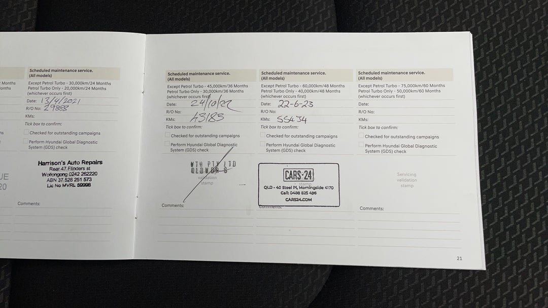 2019 Hyundai i30 Active, Automatic, 55435 km, Service History