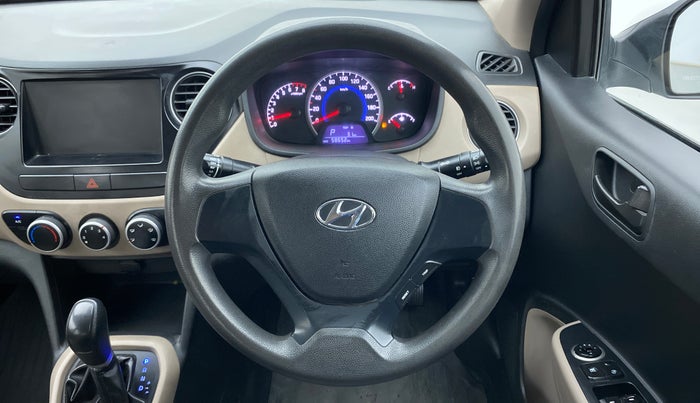 2017 Hyundai Grand i10 MAGNA AT 1.2 KAPPA VTVT, Petrol, Automatic, 58,652 km, Steering Wheel Close Up
