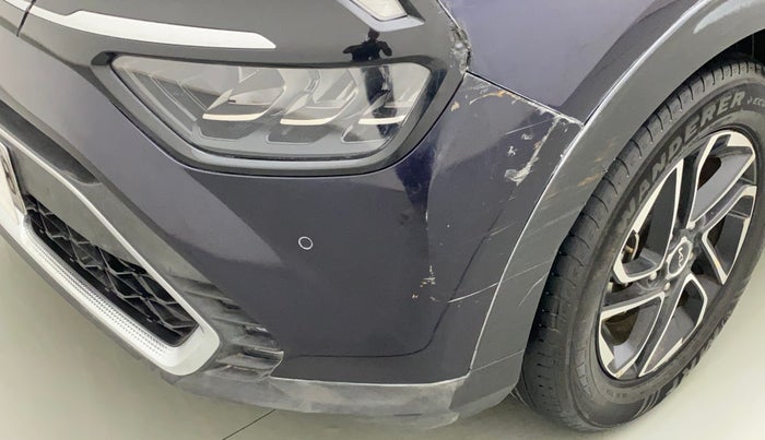 2022 KIA CARENS LUXURY PLUS 1.4 PETROL 7 STR, Petrol, Manual, 13,537 km, Front bumper - Minor scratches